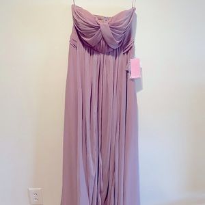 Birdy Grey Bridesmaid Chicky Convertible Dress (Large) in Mauve NWT